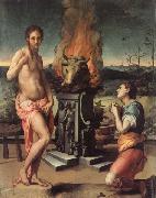 Agnolo Bronzino Pygmalion and Galatea oil painting reproduction